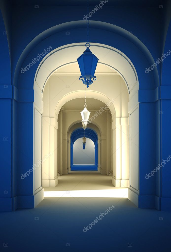 3d lobby - clay render Stock Photo by ©digitalgenetics 5344534