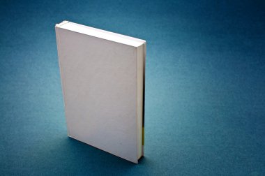 Blank cover white book clipart