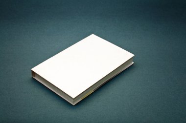 Blank cover white book clipart