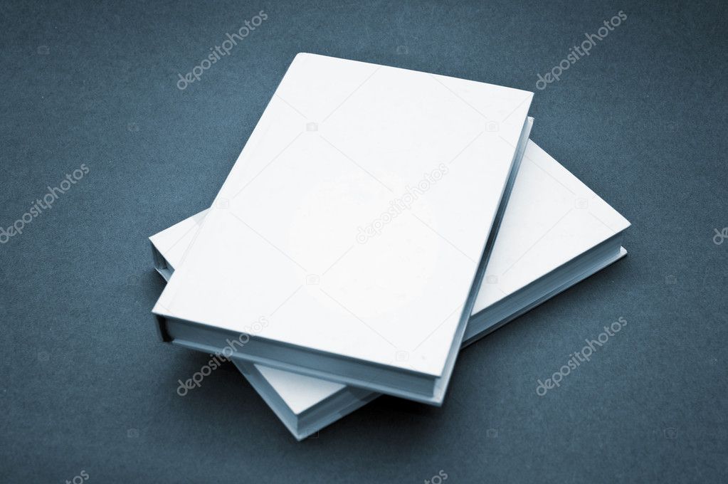 Blank cover white book
