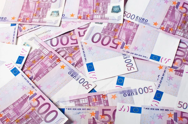 Euro hromada — Stock fotografie