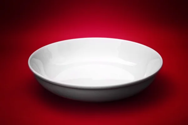White empty plate — Stock Photo, Image