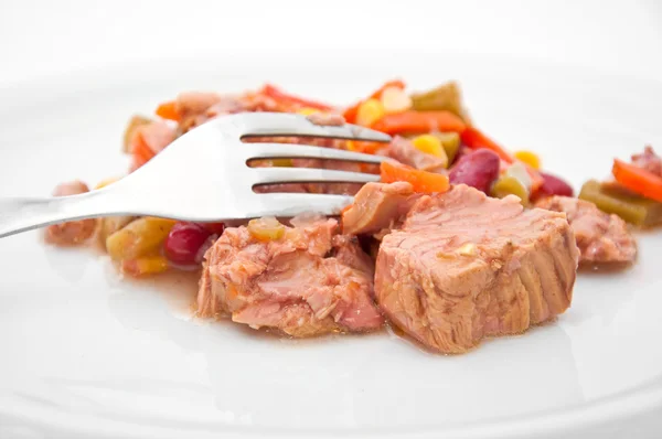 Salată de ton — Fotografie, imagine de stoc