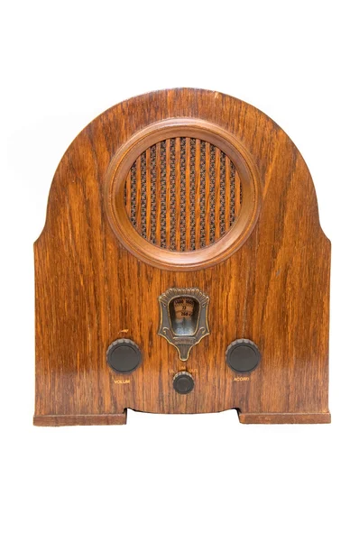 Radio over white background — Stock Photo, Image