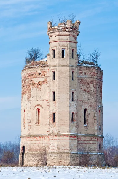 Die Ruinen Einer Mittelalterlichen Burg Vojvodinischen Dorf Ecka — Stockfoto