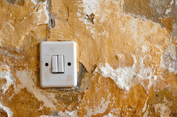 Velho interruptor de luz — Fotografia de Stock