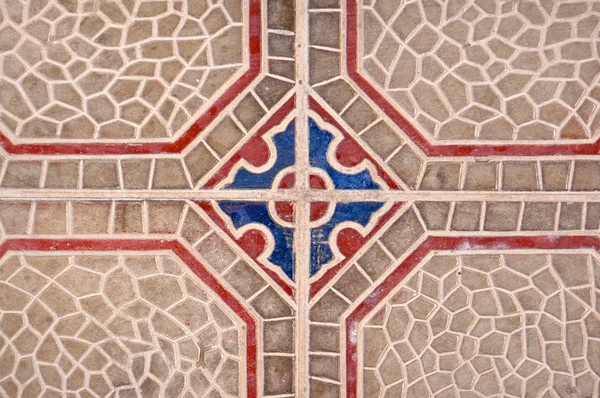 Ancien Détail Texture Mosaïque Plancher — Photo