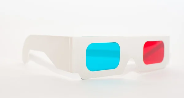Pair High Quality Paper Anaglyph Glasses — Stock Photo, Image