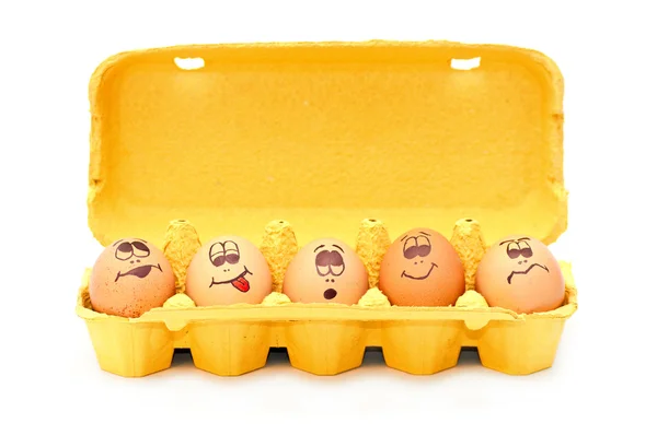 Egg heads — Stock Photo, Image