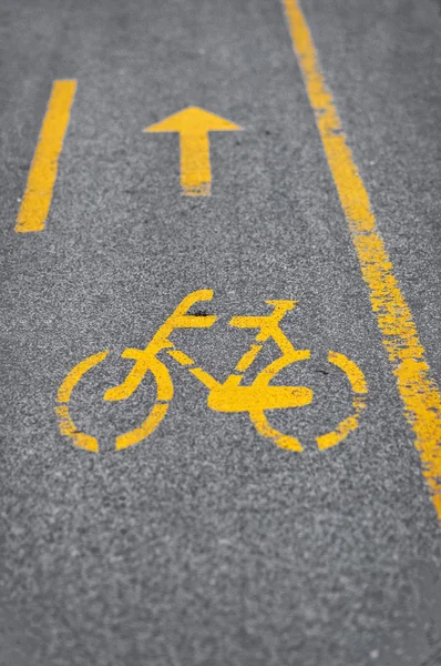 Bicycle lane — Stock Photo, Image