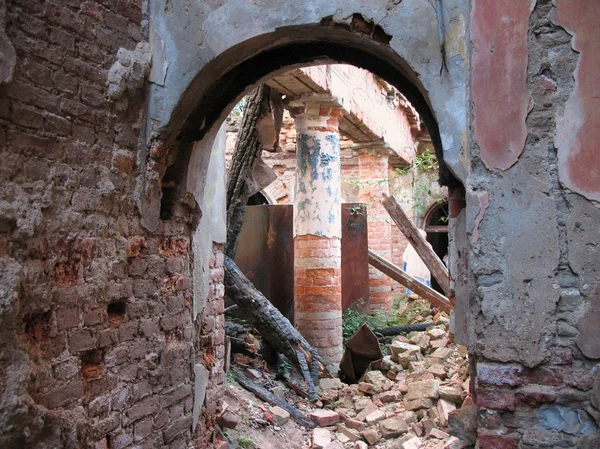 Ruins Noble Estate Petersburg — Stock Photo, Image
