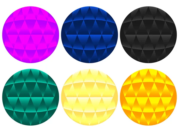 Absztrakt színes gömbök — Stock Vector
