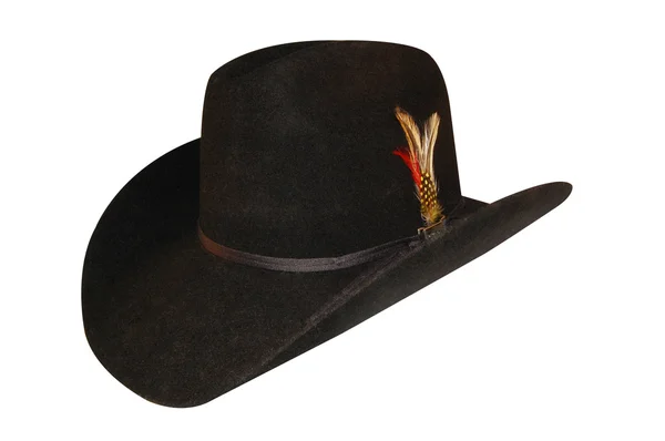 Cowgirl kapelusz na białym tle — Zdjęcie stockowe