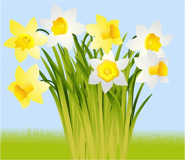 Fleurs de printemps — Image vectorielle