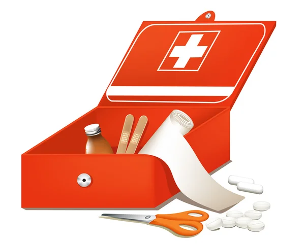 First Aid Kit — Stock Vector