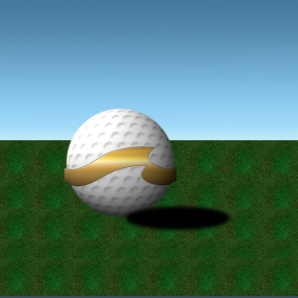 М'яч для гольфу — стоковий вектор