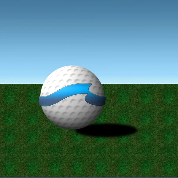 高尔夫球场球 — 图库矢量图片