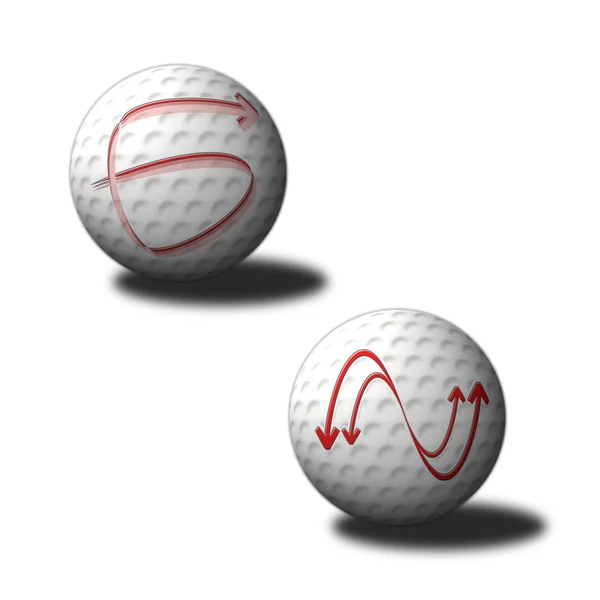 Golfboll — Stock vektor