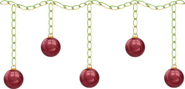 Cute Christmas Ornament Ready Tree — Stock Vector