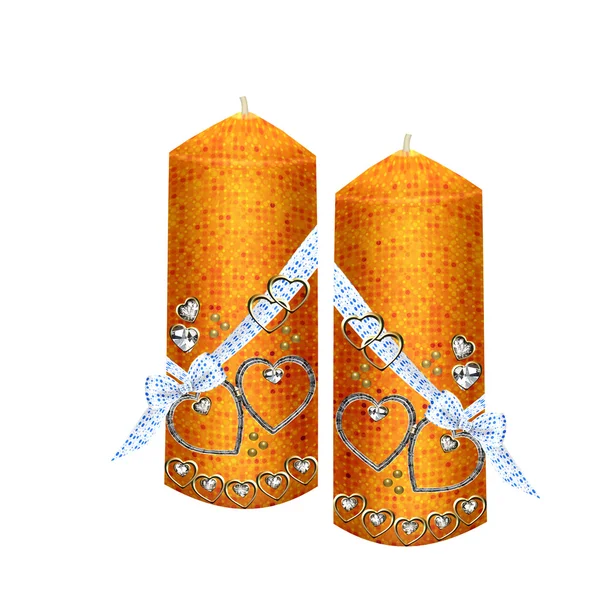 Candles — Stock Vector