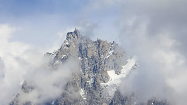 Mont Blanc Och Berg Och Snö — Stockfoto