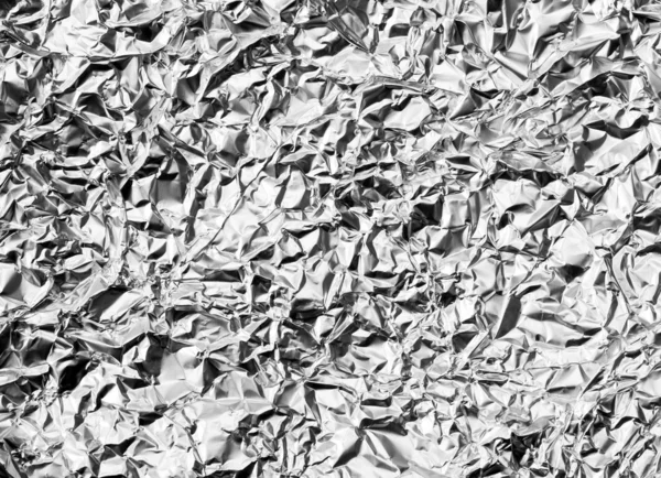 Ασημένιο φύλλο αλουμινίου — Φωτογραφία Αρχείου