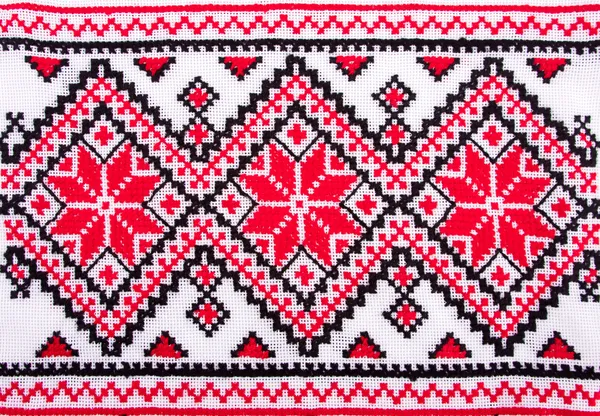 乌克兰传统刺绣图案 — 图库照片