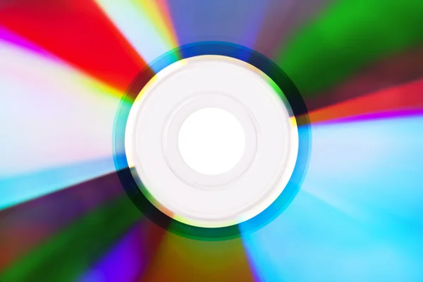 Μεγέθυνση της πολύχρωμο cd — Φωτογραφία Αρχείου
