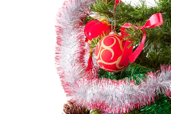 Christmas Ornament Träd Isolerad Vit — Stockfoto
