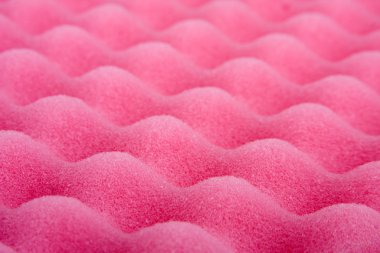 Pink cleaning sponge clipart