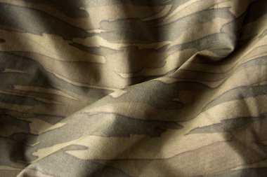 Close-up of camouflage waves. Background or texture clipart