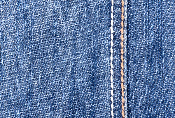 Mavi Jeans Arka Dikiş Ile Yakın Çekim — Stok fotoğraf