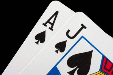 Blackjack cards clipart