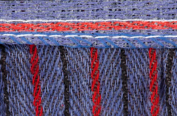 Blue textile surface — Stock Photo, Image