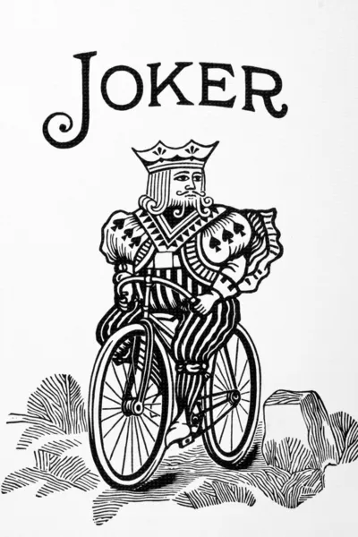 Tarjeta Joker — Foto de Stock