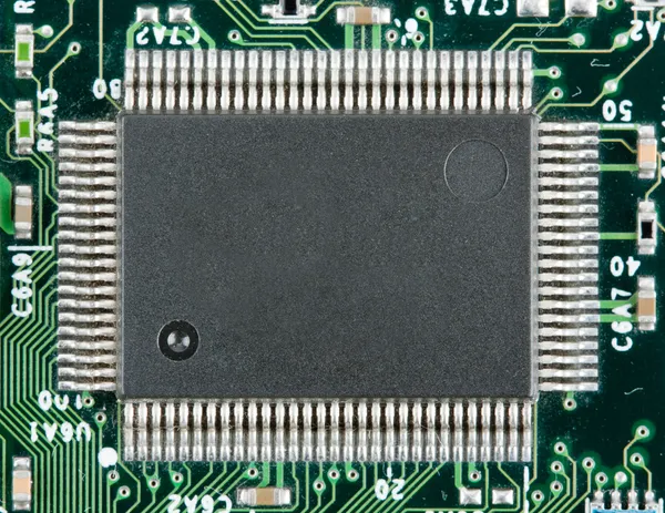 Chip elettronico del computer — Foto Stock