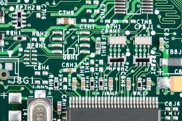 Circuito electrónico informático — Fotografia de Stock