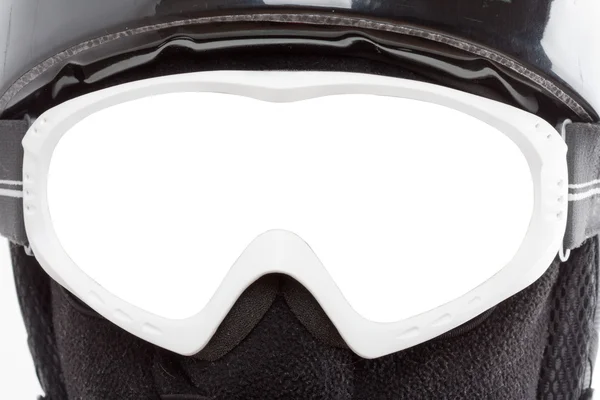 Close-up of snowboarder in balaclava — Stock Photo, Image