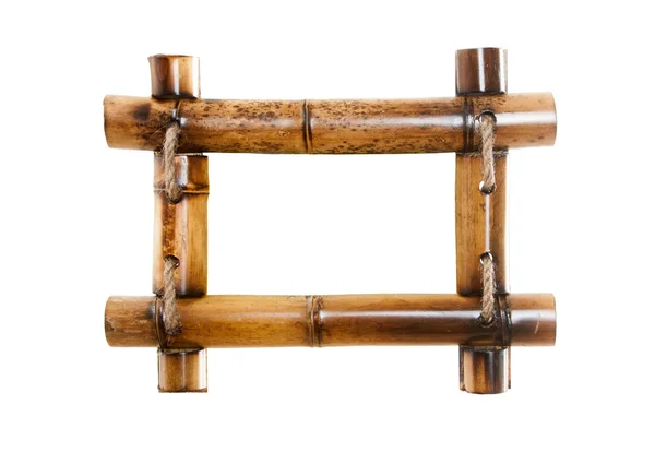Бамбуковая фоторамка — стоковое фото