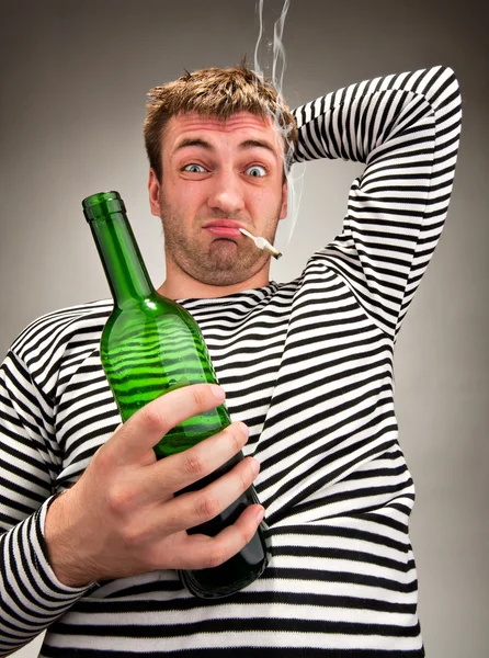 П'яний bizarre моряк — стокове фото