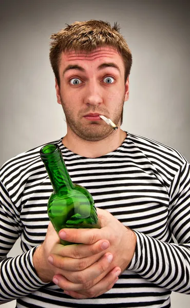 Ubriaco bizzarro marinaio — Foto Stock