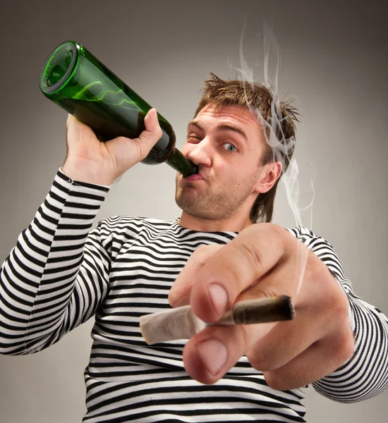 П'яний bizarre моряк — стокове фото