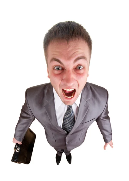 Hombre de negocios gritando — Foto de Stock