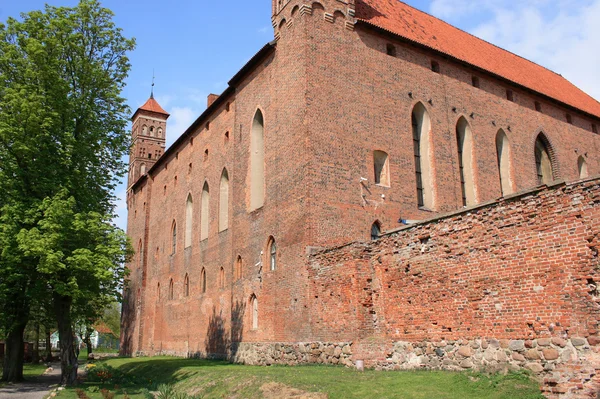 Κάστρο στο lidzbark warminski — Φωτογραφία Αρχείου