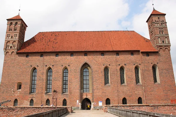 Duitse Gotische Middeleeuws Kasteel Lidzbark Weingärtner Stockfoto