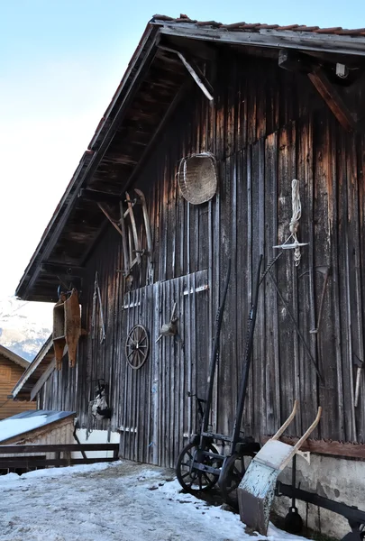 Stará stodola Savojská — Stock fotografie