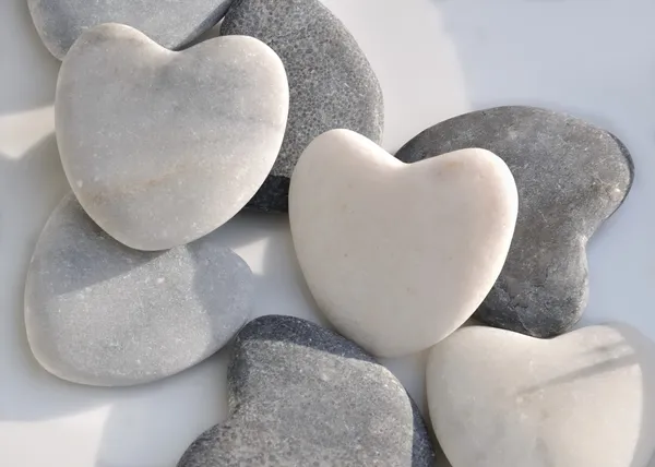 Sten hjärtan — Stockfoto