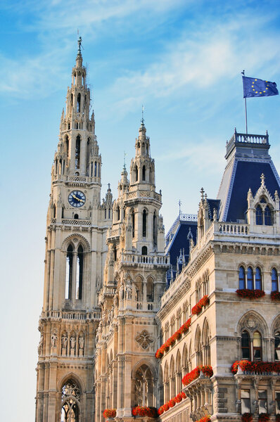 Town hall in Vienna, Austria