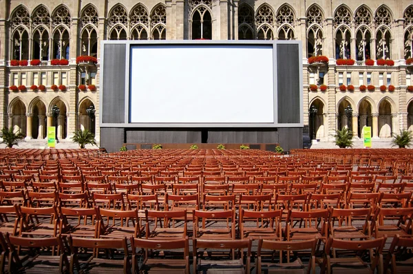 Cinema ao ar livre — Fotografia de Stock
