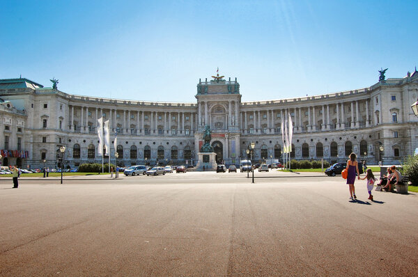 Hofburg in Vienna, Austria